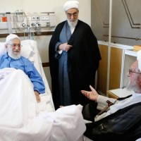 عيادة العلماء والشخصيات للإمام الخامنئي حفظه الله في المستشفى